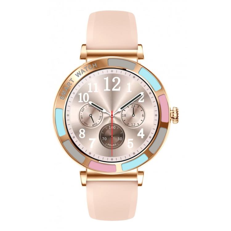 Trevi - T-FIT 245 L 3,23 cm (1.27") IPS 41 mm Digital Pantalla táctil Rosa