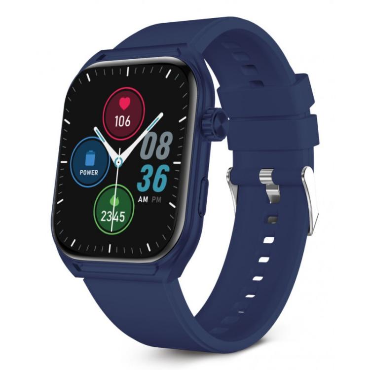 Ksix - Smartwatch Urban Move, Pantalla AMOLED 2.06", Autonomía 5 días, Modo deporte y salud, Manos libres, IP67, Azul