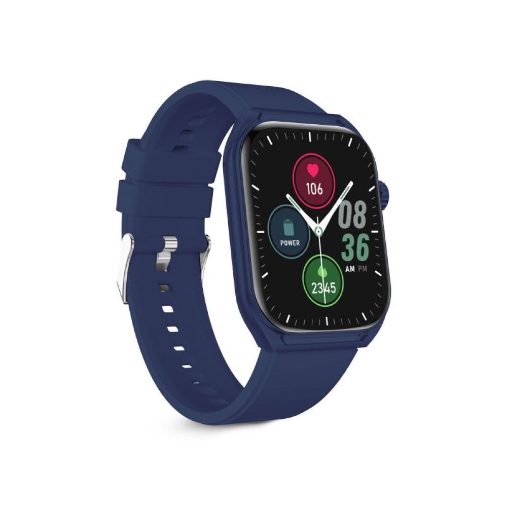 Ksix - Smartwatch Urban Move, Pantalla AMOLED 2.06", Autonomía 5 días, Modo deporte y salud, Manos libres, IP67, Azul