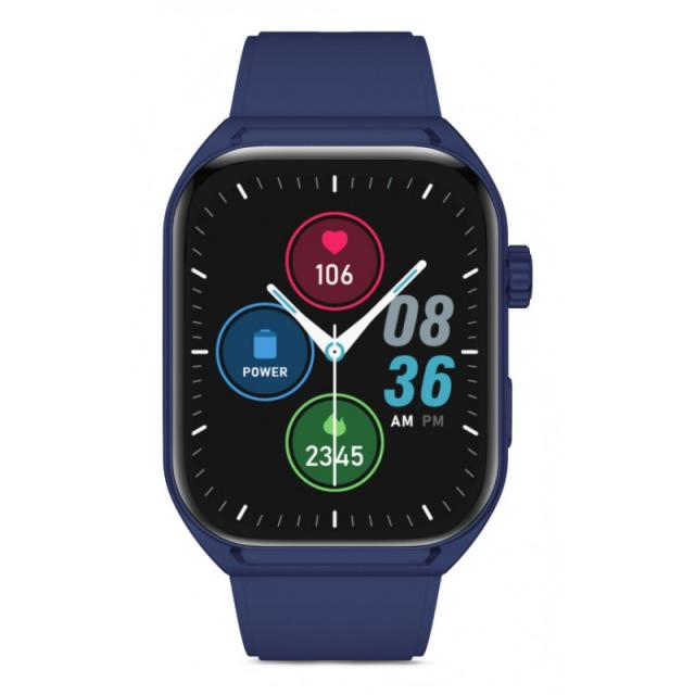 Ksix - Smartwatch Urban Move, Pantalla AMOLED 2.06", Autonomía 5 días, Modo deporte y salud, Manos libres, IP67, Azul