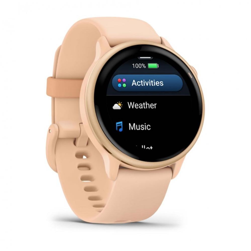 Garmin - vívoactive 6 3,05 cm (1.2") AMOLED 42 mm Digital 390 x 390 Pixeles Pantalla táctil Rosa Wifi GPS (satélite)