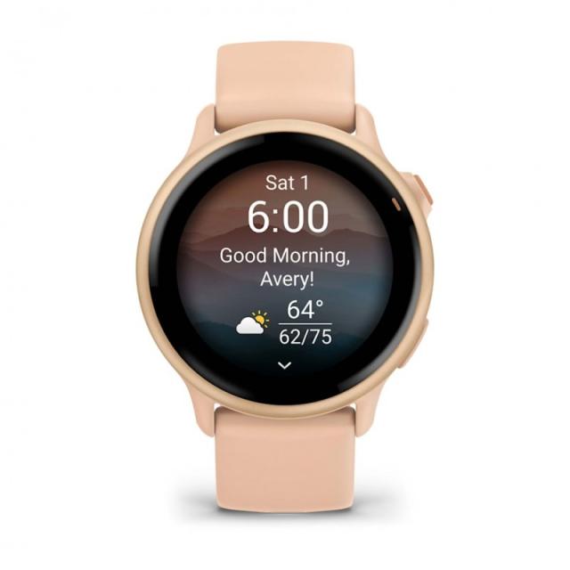 Garmin - vívoactive 6 3,05 cm (1.2") AMOLED 42 mm Digital 390 x 390 Pixeles Pantalla táctil Rosa Wifi GPS (satélite)