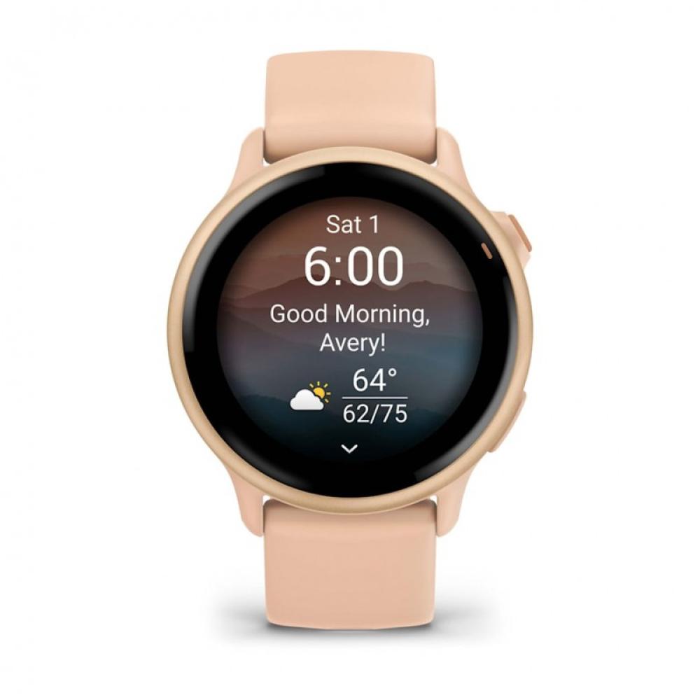 Garmin - vívoactive 6 3,05 cm (1.2") AMOLED 42 mm Digital 390 x 390 Pixeles Pantalla táctil Rosa Wifi GPS (satélite)
