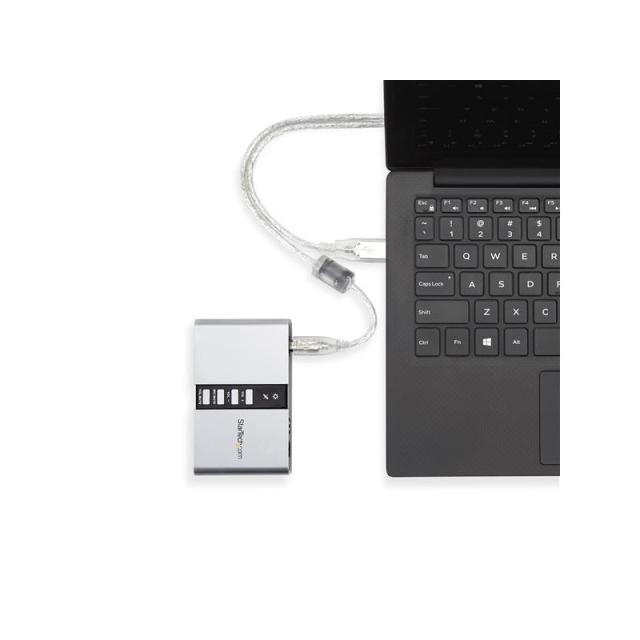 StarTech.com - Tarjeta de Sonido 7,1 USB Externa Adaptador Conversor puerto SPDIF Audio Digital Óptico