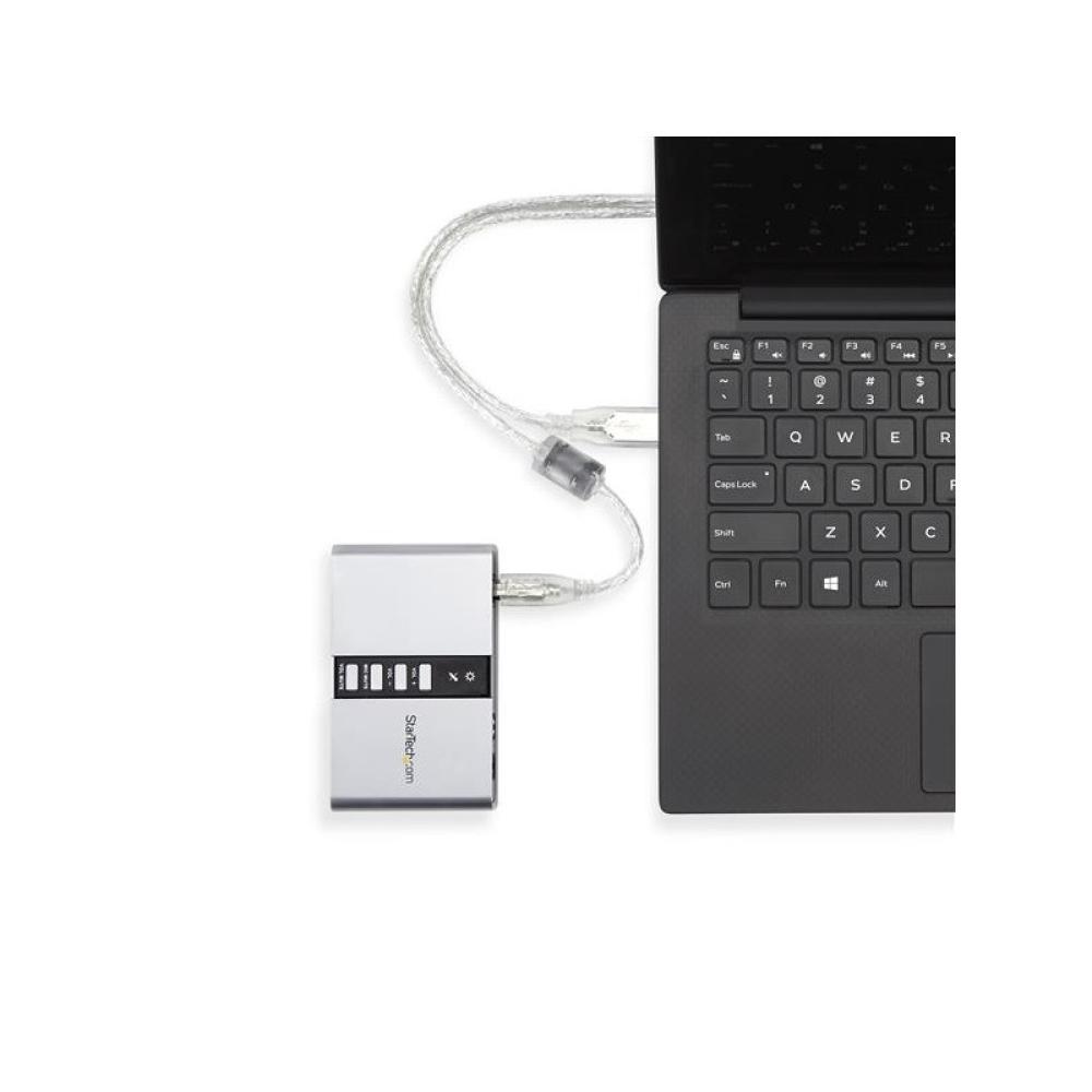 StarTech.com - Tarjeta de Sonido 7,1 USB Externa Adaptador Conversor puerto SPDIF Audio Digital Óptico