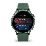 Garmin - vívoactive 6 3,05 cm (1.2") AMOLED 42 mm Digital 390 x 390 Pixeles Pantalla táctil Verde Wifi GPS (satélite)