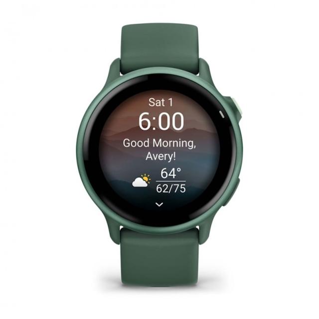 Garmin - vívoactive 6 3,05 cm (1.2") AMOLED 42 mm Digital 390 x 390 Pixeles Pantalla táctil Verde Wifi GPS (satélite)