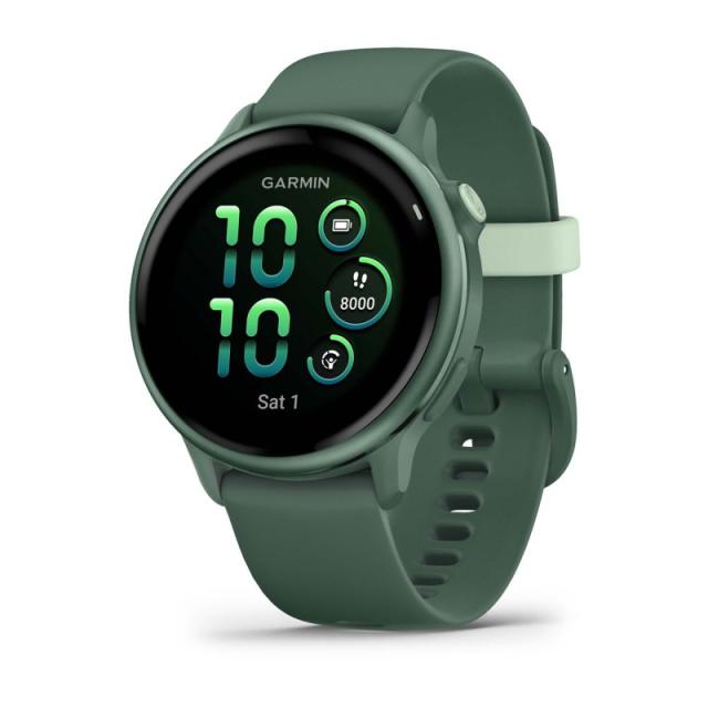 Garmin - vívoactive 6 3,05 cm (1.2") AMOLED 42 mm Digital 390 x 390 Pixeles Pantalla táctil Verde Wifi GPS (satélite)