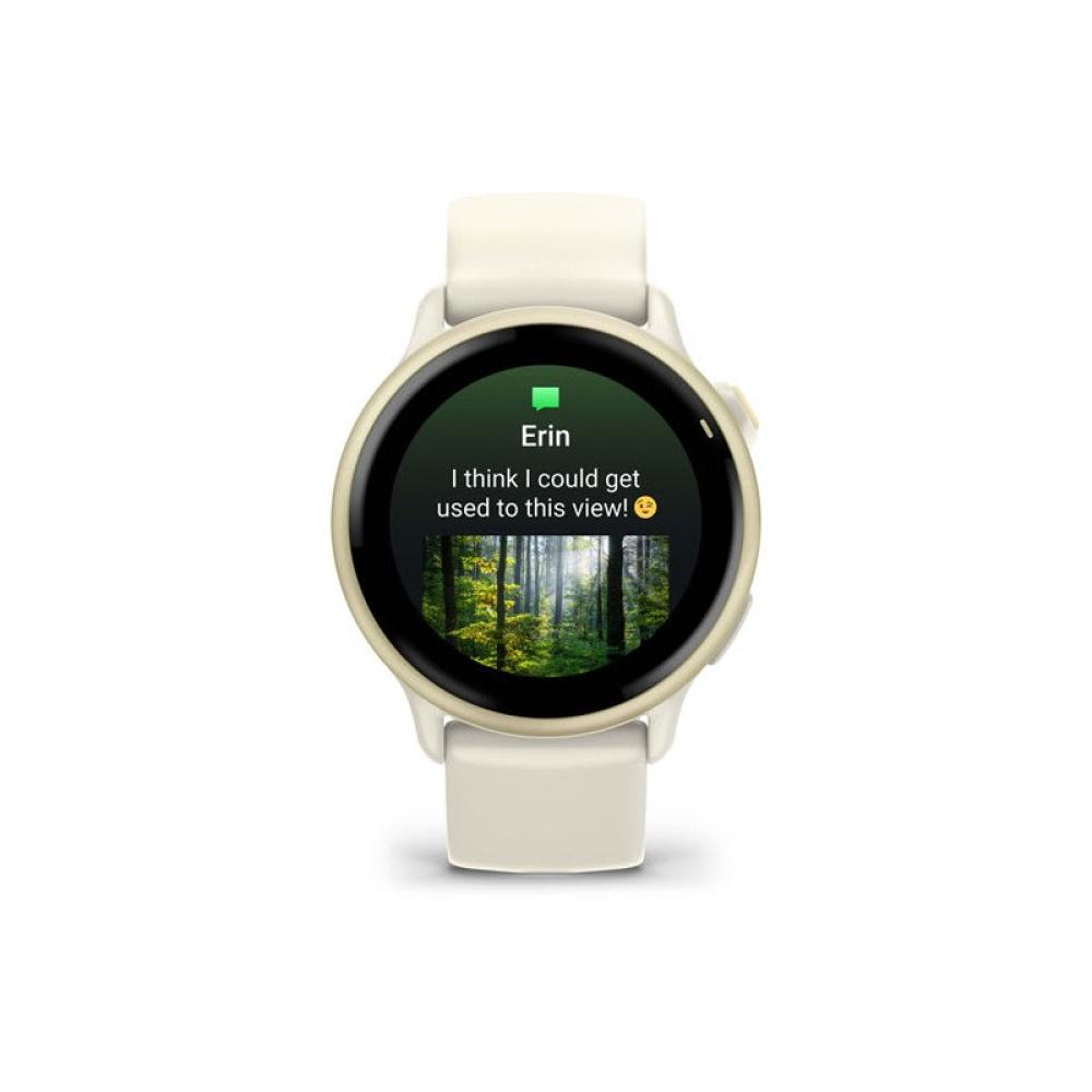 Garmin - vívoactive 6 3,05 cm (1.2") AMOLED 42 mm Digital 390 x 390 Pixeles Pantalla táctil Blanco Wifi GPS (satélite)