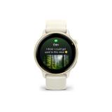 Garmin - vívoactive 6 3,05 cm (1.2") AMOLED 42 mm Digital 390 x 390 Pixeles Pantalla táctil Blanco Wifi GPS (satélite)