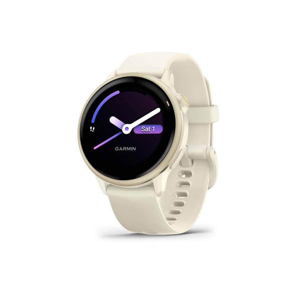 Garmin - vívoactive 6 3,05 cm (1.2") AMOLED 42 mm Digital 390 x 390 Pixeles Pantalla táctil Blanco Wifi GPS (satélite)