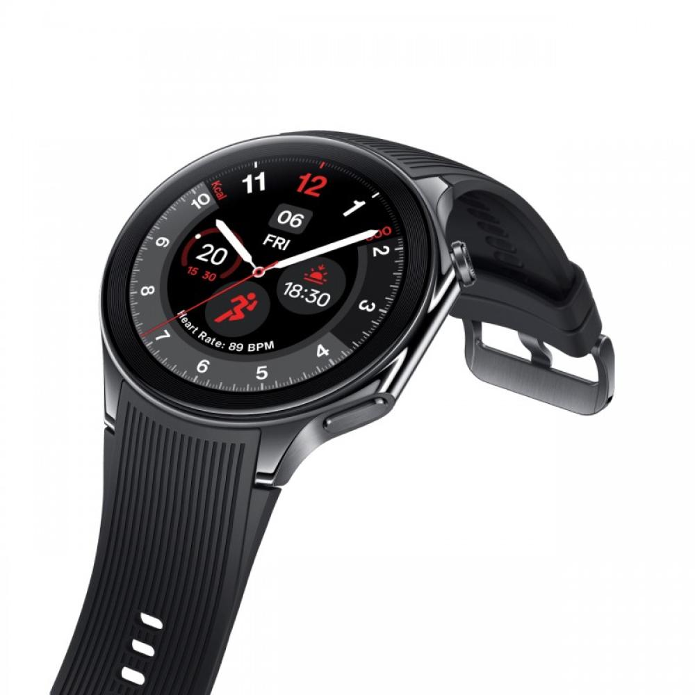 OnePlus - Watch 2 3,63 cm (1.43") AMOLED 47 mm Digital 466 x 466 Pixeles Pantalla táctil Negro Wifi GPS (satélite)