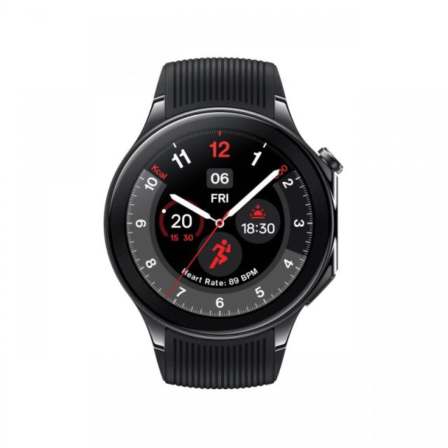OnePlus - Watch 2 3,63 cm (1.43") AMOLED 47 mm Digital 466 x 466 Pixeles Pantalla táctil Negro Wifi GPS (satélite)