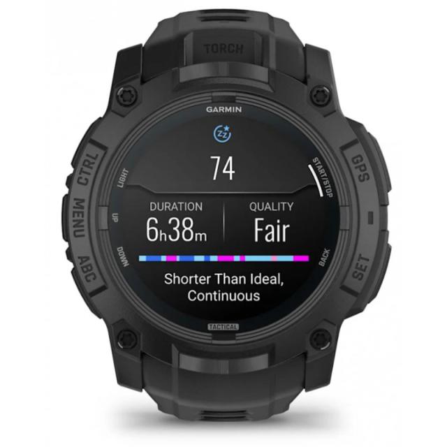 Garmin - Instinct 3 Tactical Edition 3,3 cm (1.3") AMOLED 50 mm Digital 416 x 416 Pixeles Negro GPS (satélite)