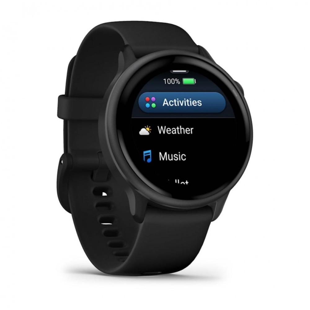 Garmin - vívoactive 6 3,05 cm (1.2") AMOLED 42 mm Digital 390 x 390 Pixeles Pantalla táctil Negro Wifi GPS (satélite)