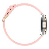 Ksix - Smartwatch Lya, Pantalla AMOLED 1.19", Autonomía 5 días, Correa metal y silicona, Modos deporte y salud, Llamadas, Plata