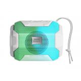 Mars Gaming - MSBAXW, Altavoz Bluetooth RGB, Compacto,10W, USB/MicroSD/Radio, Blanco