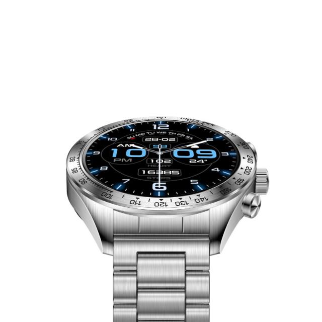 Ksix - Smartwatch Elite, Pantalla AMOLED 1.43", Autonomía 7 días, IP67, Modo deporte y salud, Llamadas, Plateado