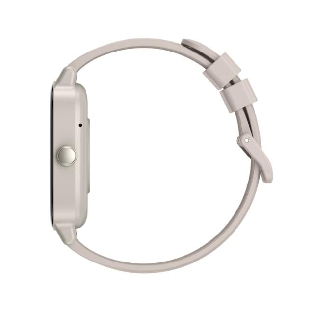 Ksix - Smartwatch Pulse, Pantalla 1.83", Autonomía 7 días, Modo deporte y salud, Llamadas, IP68, Beige