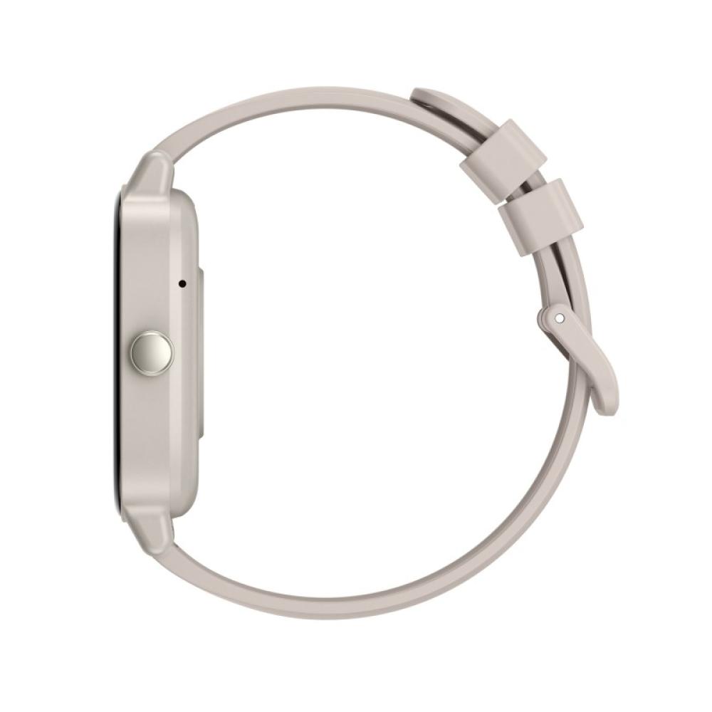 Ksix - Smartwatch Pulse, Pantalla 1.83", Autonomía 7 días, Modo deporte y salud, Llamadas, IP68, Beige