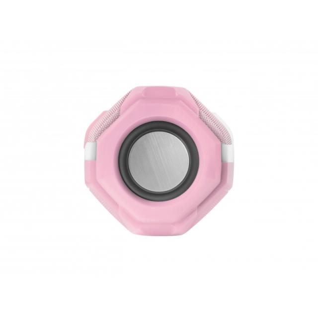 Mars Gaming - MSBAXP, Altavoz Bluetooth RGB, Compacto,10W, USB/MicroSD/Radio, Rosa