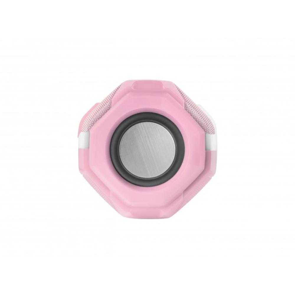 Mars Gaming - MSBAXP, Altavoz Bluetooth RGB, Compacto,10W, USB/MicroSD/Radio, Rosa