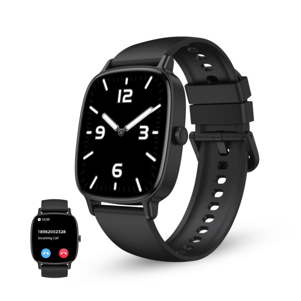 Ksix - Smartwatch Pulse, Pantalla 1.83", Autonomía 7 días, Modo deporte y salud, Llamadas, IP68, Negro