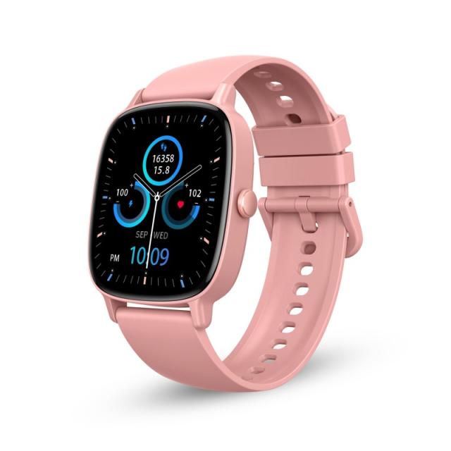 Ksix - Smartwatch Pulse, Pantalla 1.83", Autonomía 7 días, Modo deporte y salud, Llamadas, IP68, Rosa