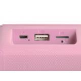 Mars Gaming - MSBAXP, Altavoz Bluetooth RGB, Compacto,10W, USB/MicroSD/Radio, Rosa