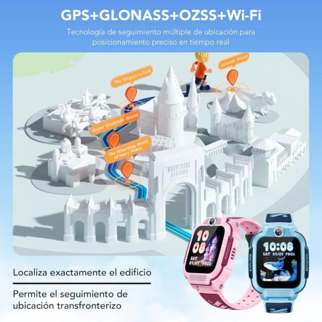 imoo - 2026Z3PINK Relojes inteligentes y deportivos Digital Verde GPS (satélite)