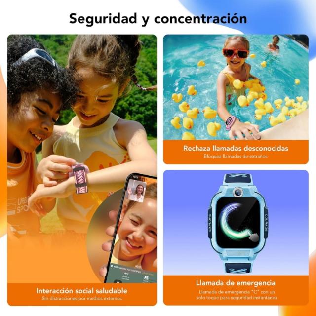 imoo - 2026Z3PINK Relojes inteligentes y deportivos Digital Verde GPS (satélite)