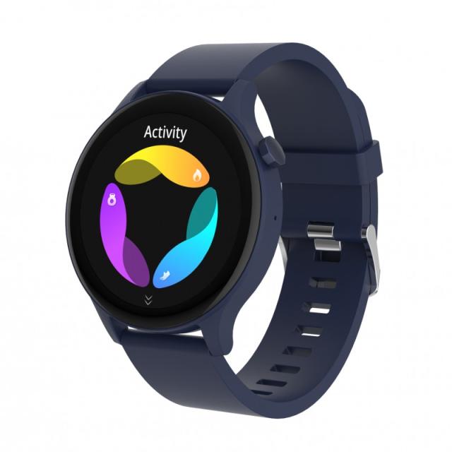 Denver - SWC-338BU 3,51 cm (1.38") TFT 44.6 mm Digital 240 x 240 Pixeles Pantalla táctil Azul