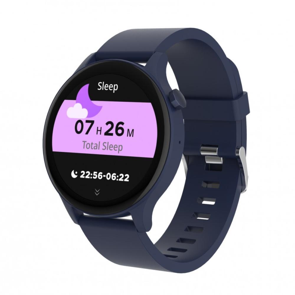 Denver - SWC-338BU 3,51 cm (1.38") TFT 44.6 mm Digital 240 x 240 Pixeles Pantalla táctil Azul