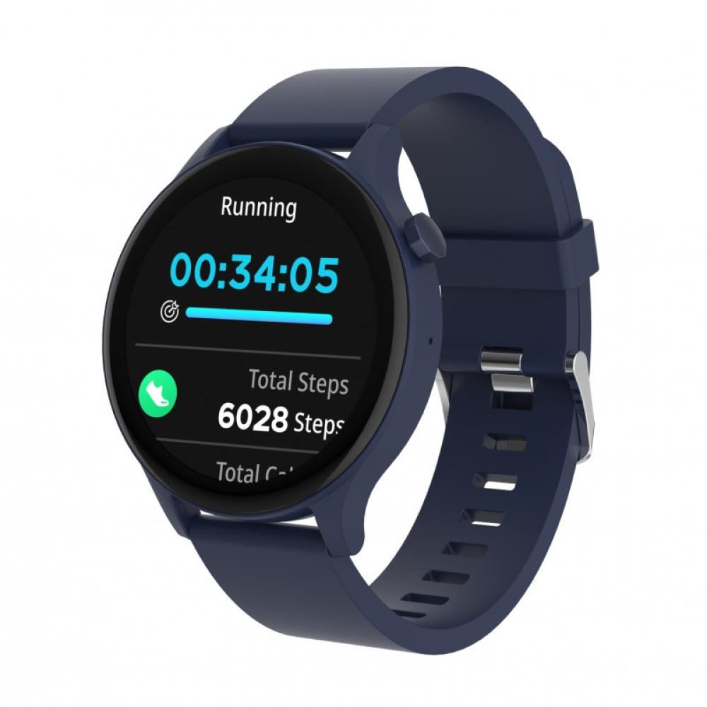 Denver - SWC-338BU 3,51 cm (1.38") TFT 44.6 mm Digital 240 x 240 Pixeles Pantalla táctil Azul