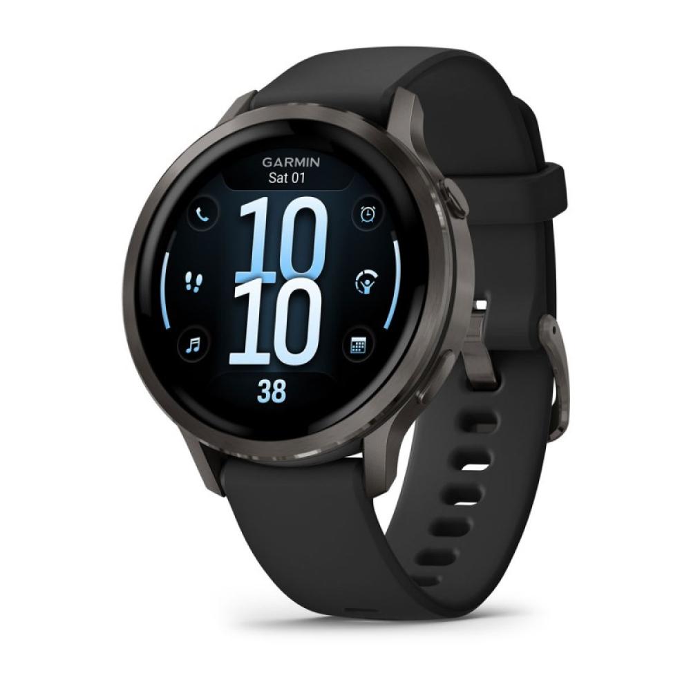 Garmin - Venu 4 3,05 cm (1.2") AMOLED 41 mm Digital 390 x 390 Pixeles Pantalla táctil Negro Wifi GPS (satélite)
