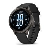 Garmin - Venu 4 3,05 cm (1.2") AMOLED 41 mm Digital 390 x 390 Pixeles Pantalla táctil Negro Wifi GPS (satélite)