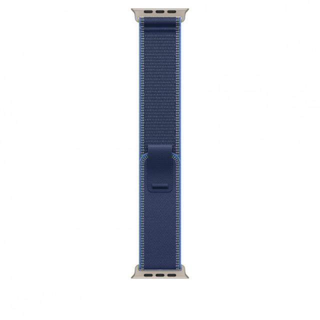 Apple - MFT74ZM/A Accesorios para dispositivos vestibles inteligentes Grupo de rock Azul Titanio, Poliéster, Spandex, Nylon