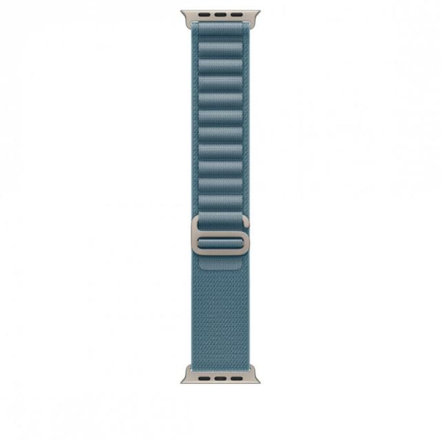 Apple - MFTH4ZM/A Accesorios para dispositivos vestibles inteligentes Grupo de rock Azul Titanio, Poliéster, Spandex