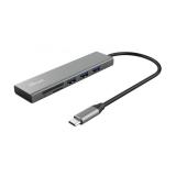 Trust - Halyx USB 3.2 Gen 1 (3.1 Gen 1) Type-C 104 Mbit/s Aluminio