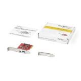 StarTech.com - Tarjeta PCI Express USB-C USB-A de 2 Puertos - USB 3.2 Gen 2 (10Gbps) Tipo C - Hub Interno USB para Windows Mac y