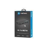 NATEC - Moth USB 2.0 5000 Mbit/s Negro