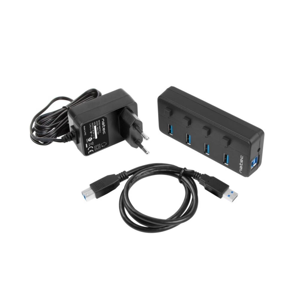 NATEC - MANTIS USB 2.0 Type-B 5000 Mbit/s Negro