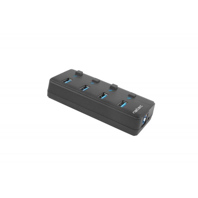 NATEC - MANTIS USB 2.0 Type-B 5000 Mbit/s Negro