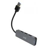 COOL Accesorios - 8434847053752 hub de interfaz USB 3.2 Gen 1 (3.1 Gen 1) Type-A 640 Mbit/s Gris