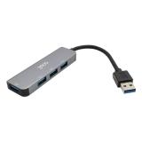 COOL Accesorios - 8434847053752 hub de interfaz USB 3.2 Gen 1 (3.1 Gen 1) Type-A 640 Mbit/s Gris