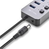 NGS - IHUB 10 USB 3.2 Gen 1 (3.1 Gen 1) Type-A 5000 Mbit/s Negro