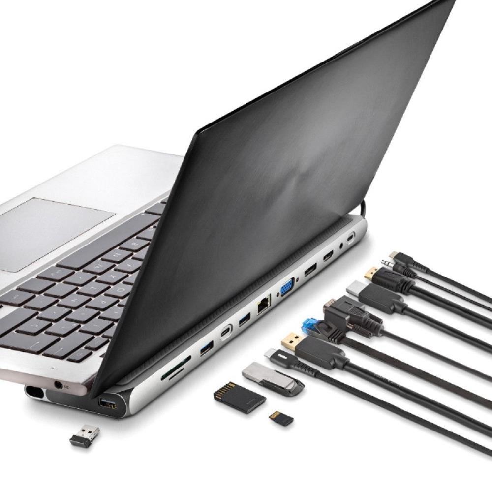 NGS - WONDERDOCK 12 PRO USB Tipo C Plata