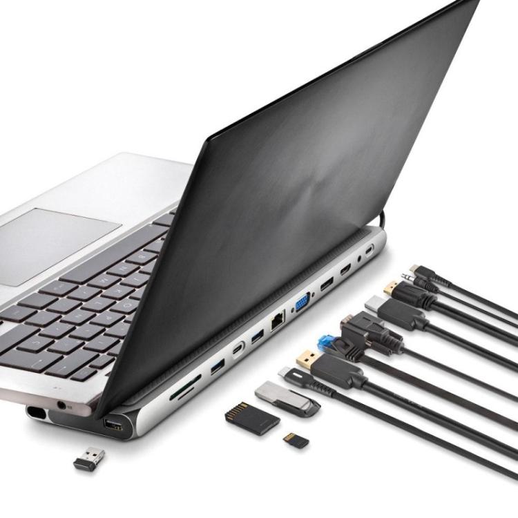 NGS - WONDERDOCK 12 PRO USB Tipo C Plata