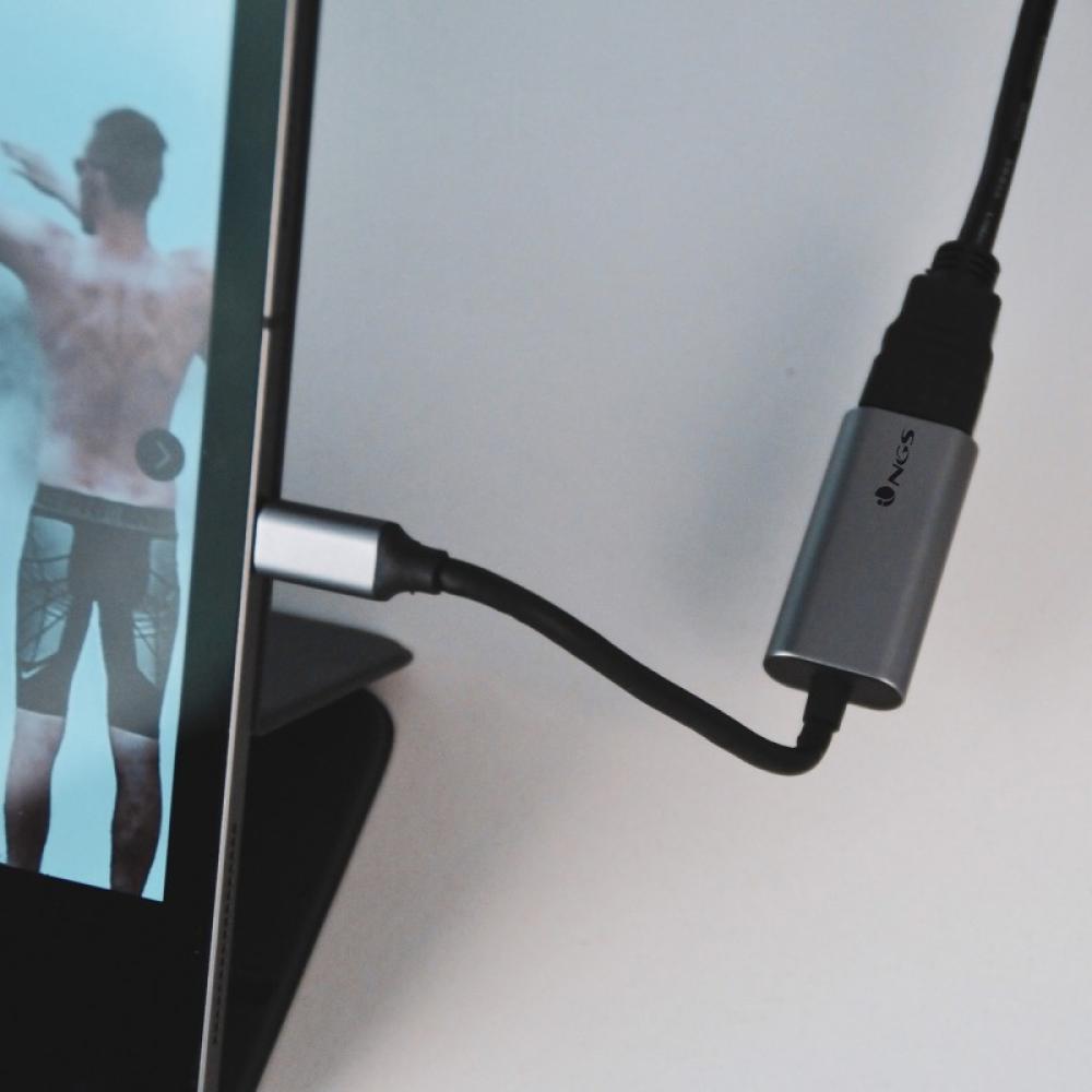NGS - WONDERHDMI Adaptador gráfico USB Negro, Gris