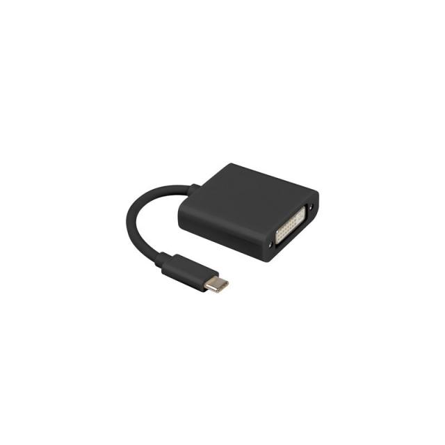 Lanberg - AD-UC-DV-01 Adaptador gráfico USB 3840 x 2160 Pixeles Negro
